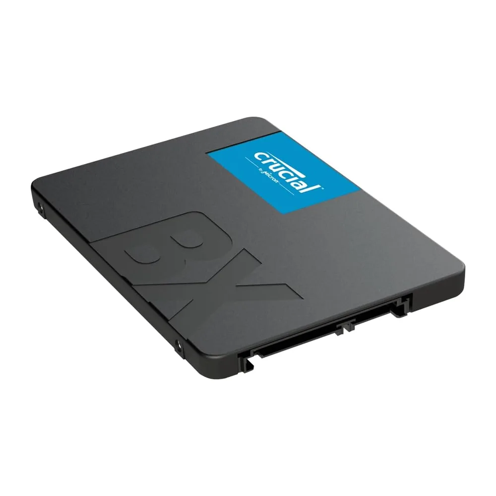 Crucial BX500 SATA SSD 1TB, SSD Interno 2,5", Fino a 540MB/s, Compatibile con Notebook e PC Desktop, 3D NAND,