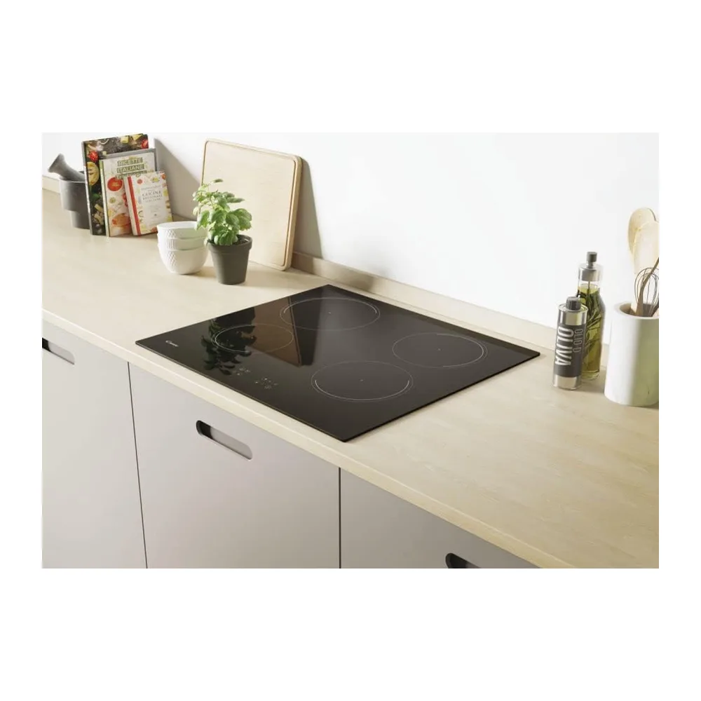 Candy Idea KRCDJ642 Nero Da incasso 59 cm Piano cottura a induzione 4 Fornello(i) [Classe di efficienza — 4