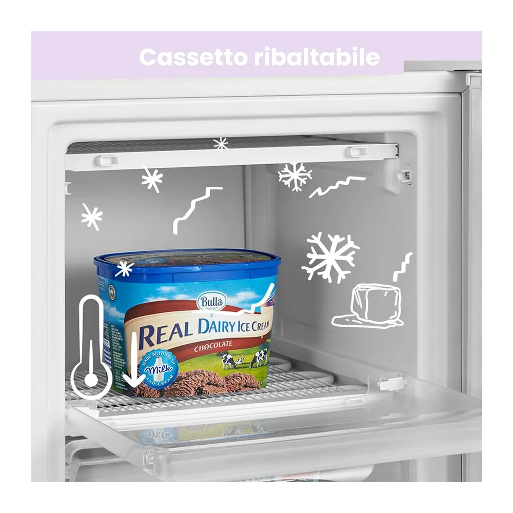 COMFEE' Congelatore a Cassetti 60L Dispone Cassetto Ribaltabile — 4