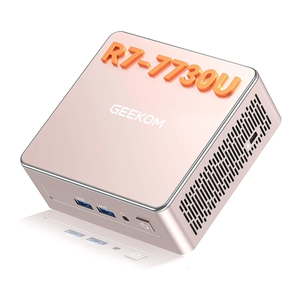 GEEKOM A5 Edizione 2027 Mini PC con AMD Ryzen 7 7730U,16GB RAM e 512GB SSD