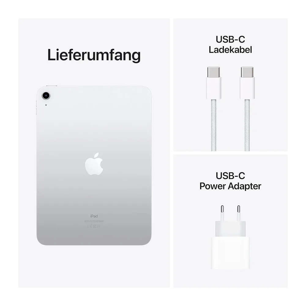 Apple iPad (10ª Generazione, 10.9-pollici, 2022), 64GB, Wi-Fi, Argento (Ricondizionato) — 5
