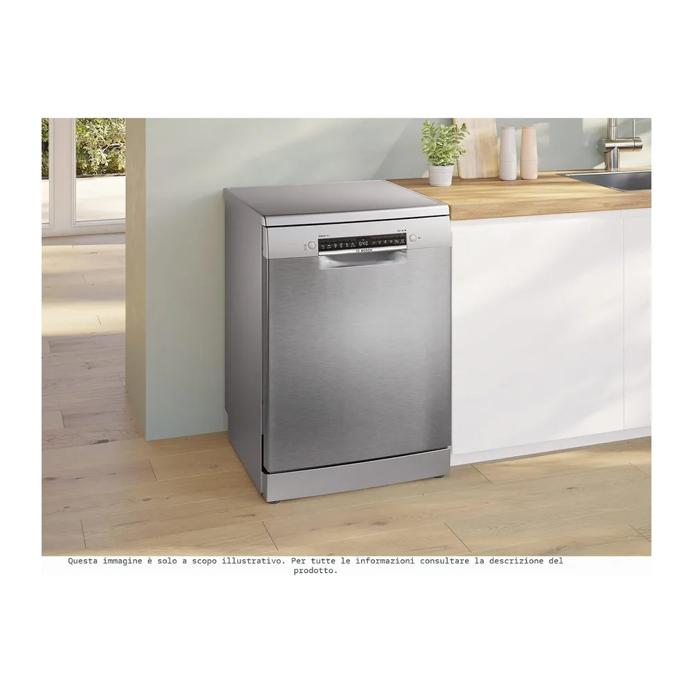 Bosch Serie 4, lavastoviglie indipendente, 60 cm, Silver Inox, SMS4EMI06E [Classe di efficienza energetica B] — 3