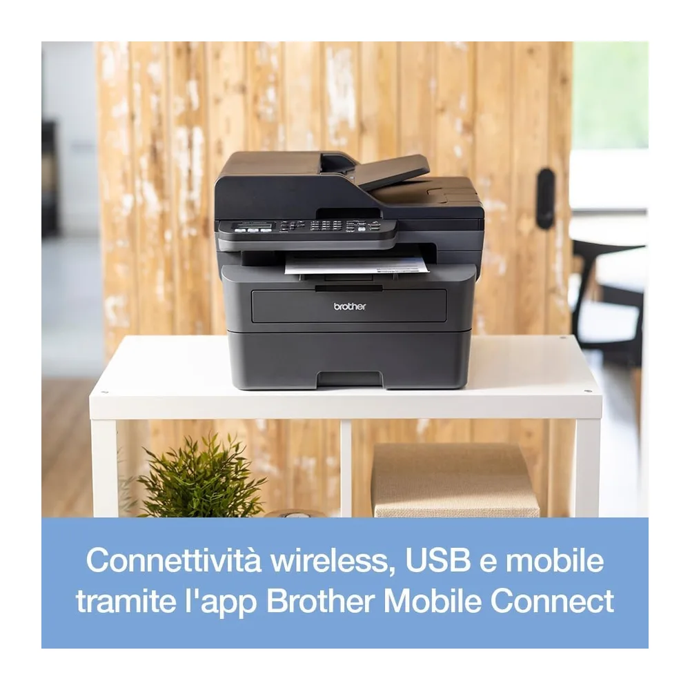 Brother MFCL2800DW | Multifunzione Laser Monocromatica (B/N)|32 ppm|Stampa Fronte/Retro|WiFi,LAN,USB| Inbox — 5