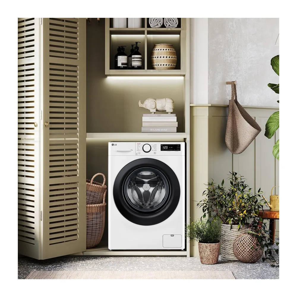 LG AI DD D4R3009NSWB Lavasciuga 9 / 6kg Serie R3 Classe A-10%/D — 3