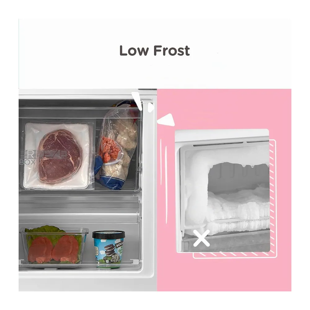 COMFEE' 262L Frigorifero Combinato, Low Frost, RCB359IX2 [Classe di efficienza energetica E] — 5