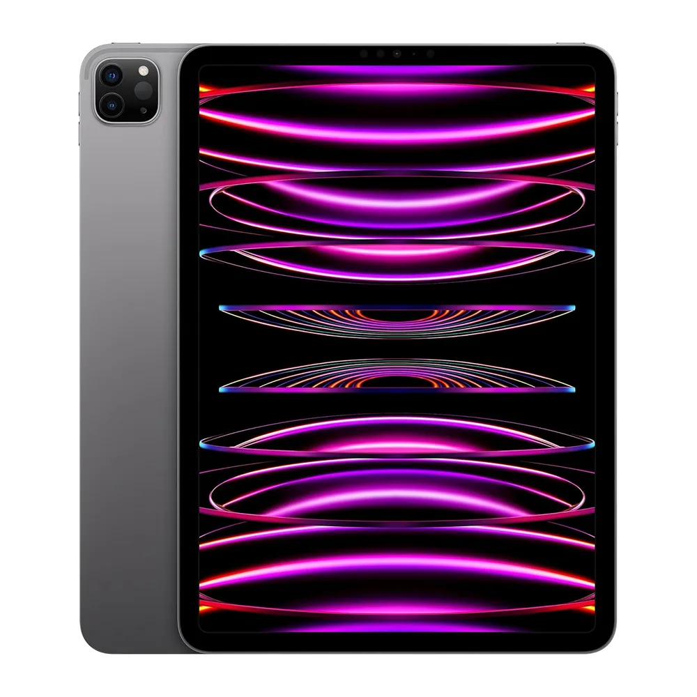Apple 2022 11" iPad Pro (Wi-Fi, 128 GB) - Space Grau (4. Generation) (Ricondizionato)