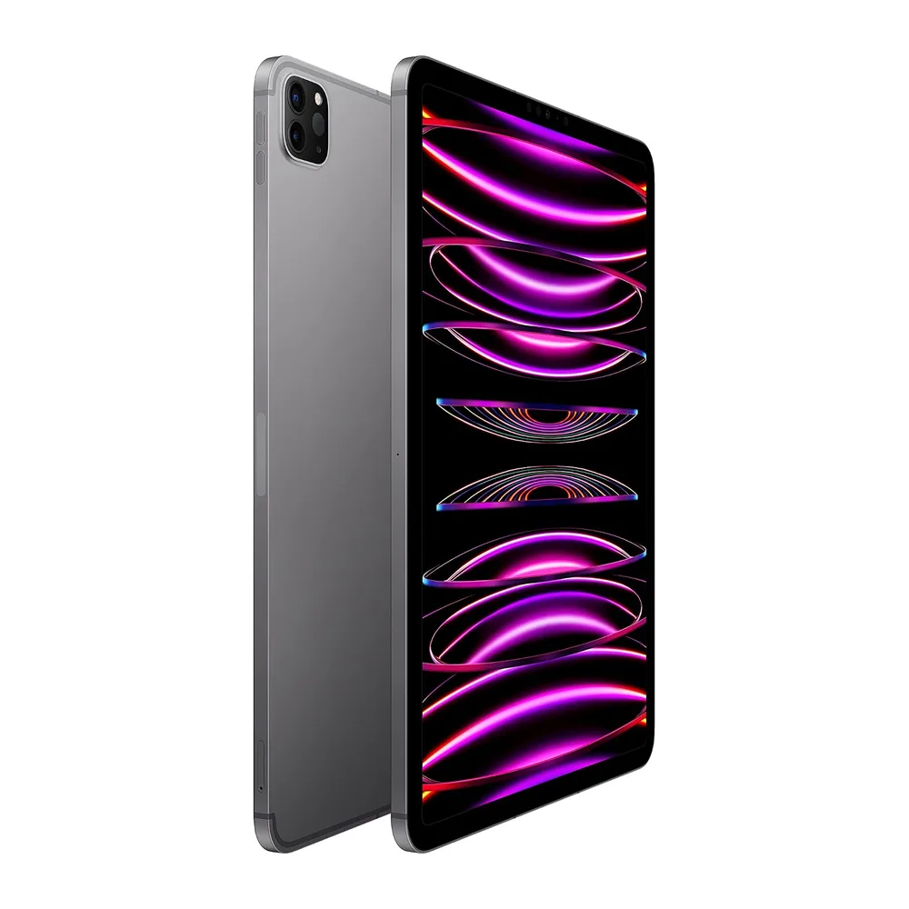 Apple 2022 11" iPad Pro (Wi-Fi, 128 GB) - Space Grau (4. Generation) (Ricondizionato) — 2