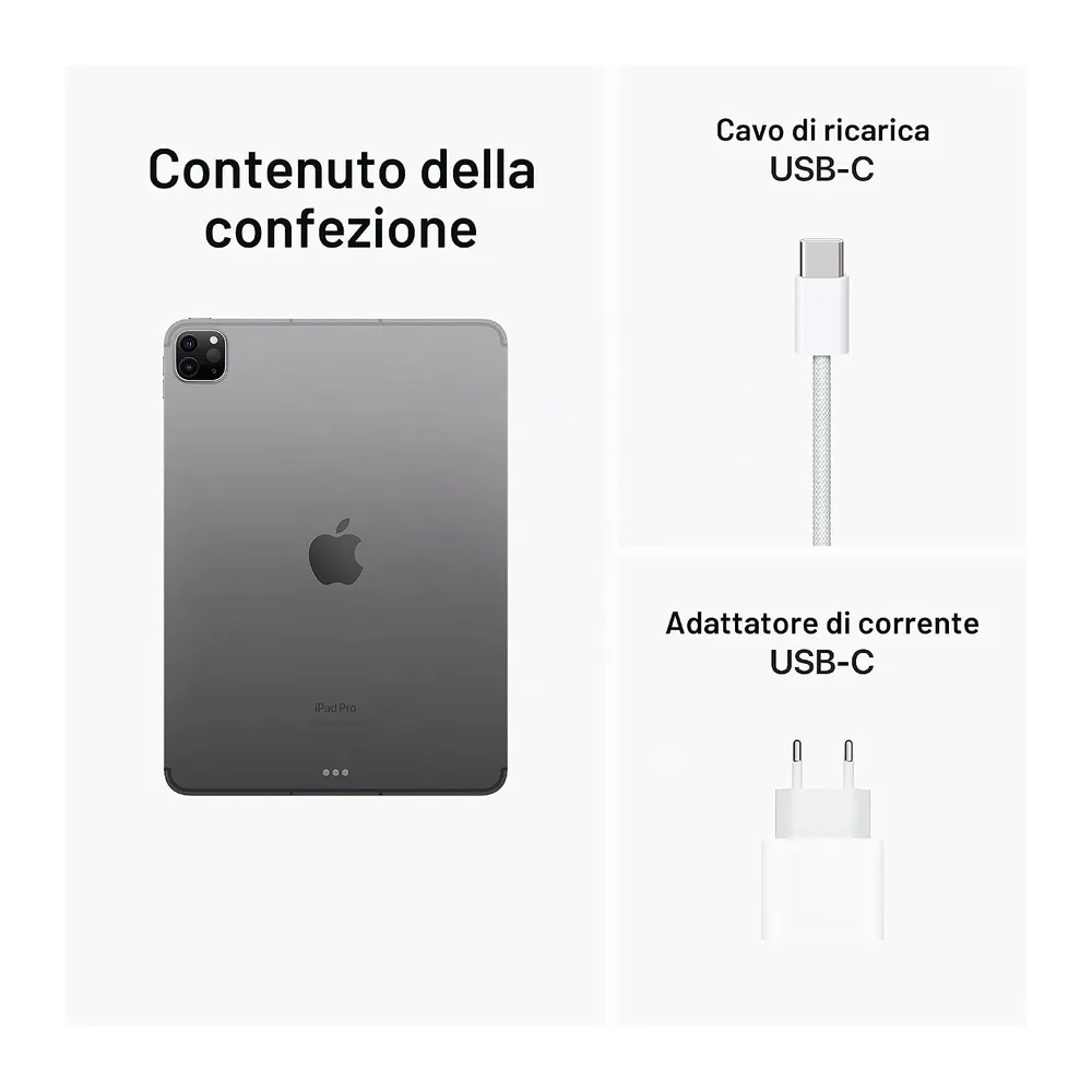 Apple 2022 11" iPad Pro (Wi-Fi, 128 GB) - Space Grau (4. Generation) (Ricondizionato) — 6