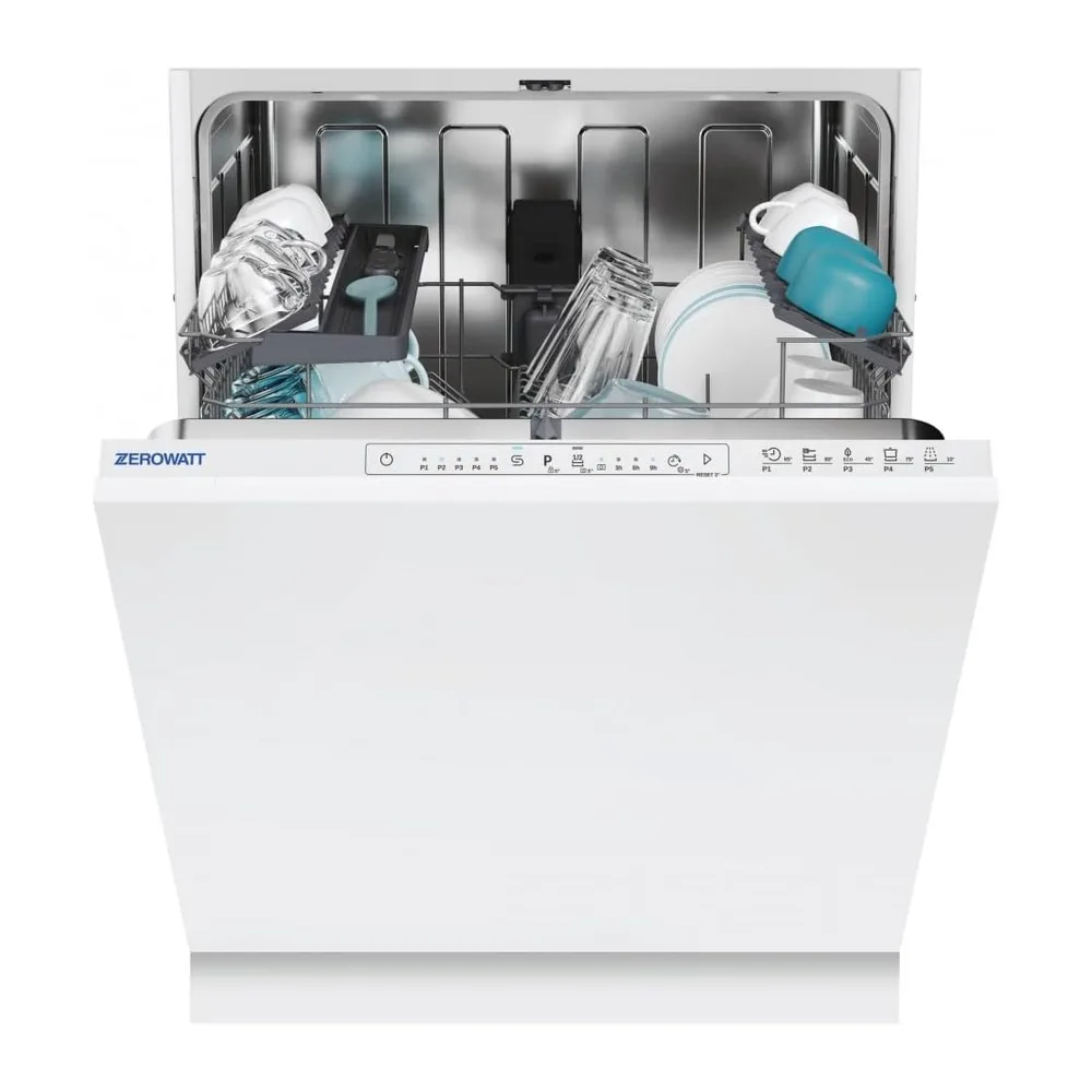 ZEROWATT Lavastoviglie ZWI3E53E0W 13 Coperti Classe Energetica E Da Incasso Profondità 57 Cm [Classe di