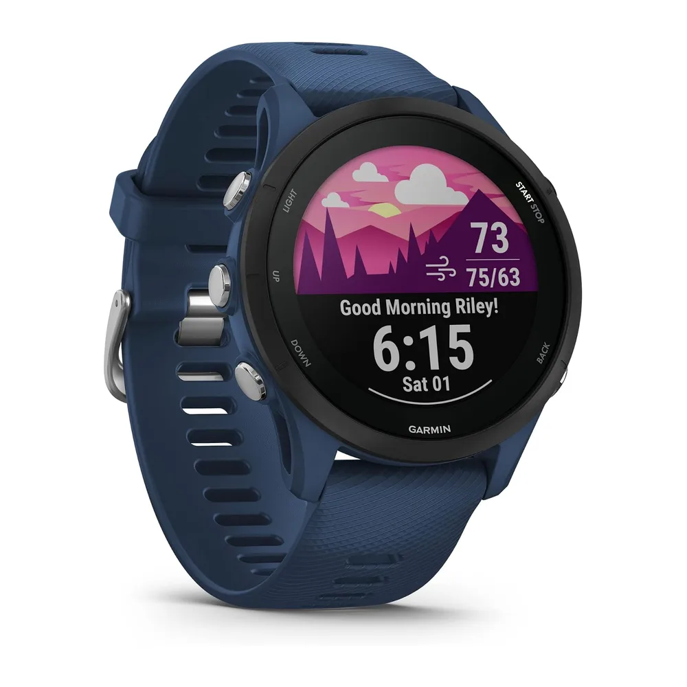Garmin Forerunner 255 (Ricondizionato), Smartwatch per la corsa, 46mm, GPS multi-band, Cardio, VO2max,