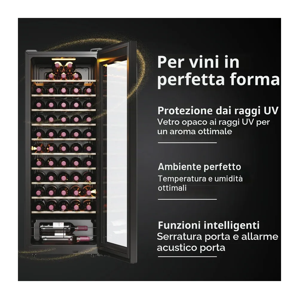Haier HWS58GGH1 condizionatore per vino 50 SERIE 3 / Numero di bottiglie max. 58/1 zona/WiFi & — 4