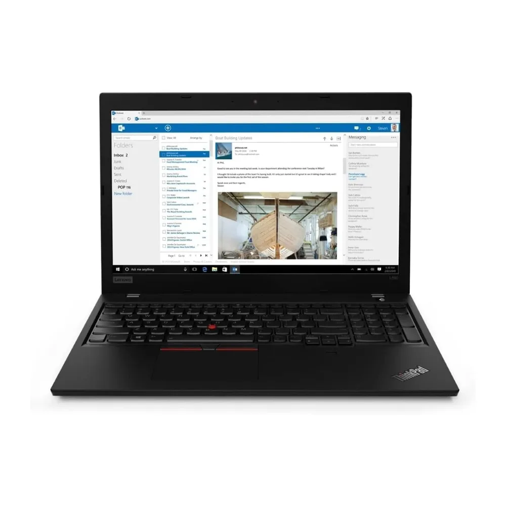 Lenovo ThinkPad L590 39,6 cm (15,6 pollici) 1920 × 1080 Full HD Intel Core i5 8365U 512 GB SSD Disco rigido — 3