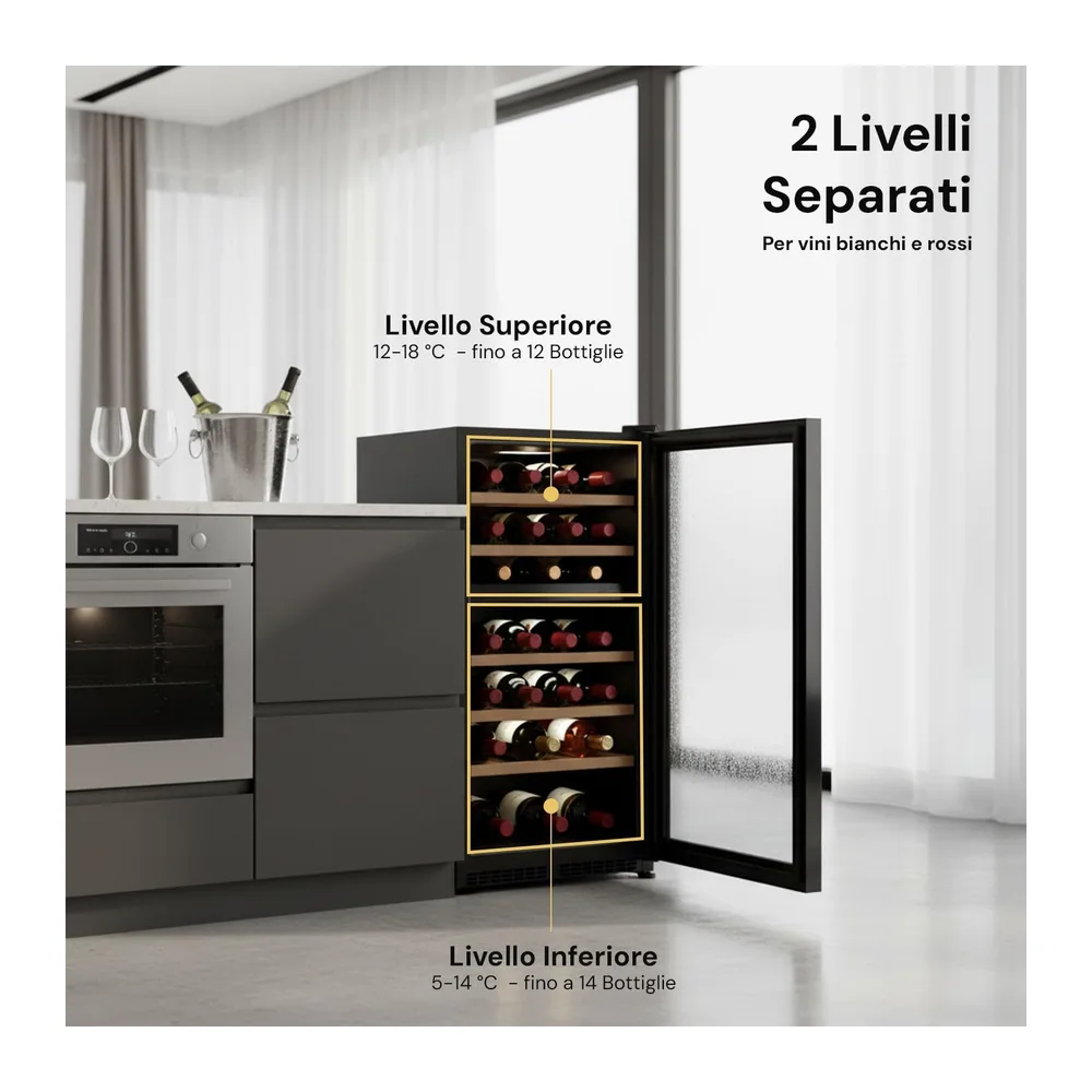 Wintem Cantinetta Vino Refrigerata Elegante — 4