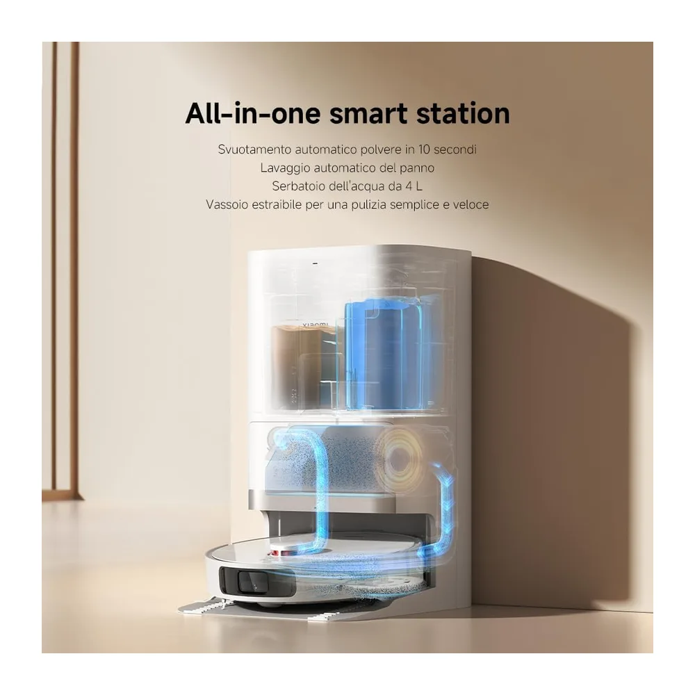 XIAOMI X20+ Robot aspirapolvere con lavaggio e panno sollevabile — 5