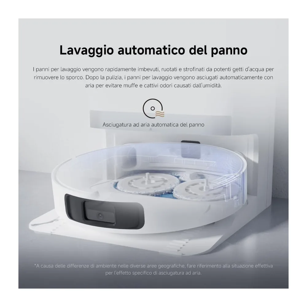 XIAOMI X20+ Robot aspirapolvere con lavaggio e panno sollevabile — 6