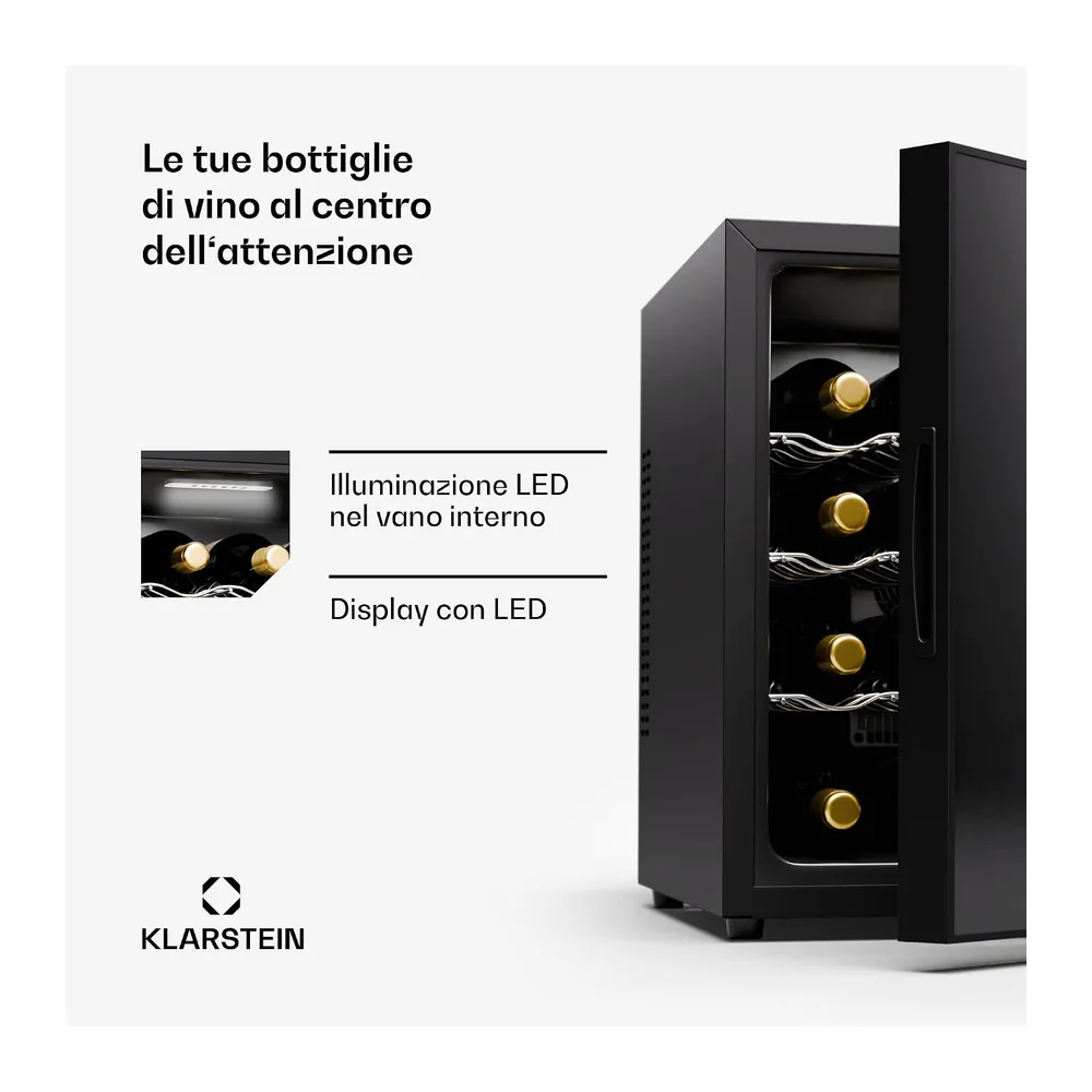 Klarstein Cantinetta Vino Refrigerata a Zona Singola per Interno-Esterno — 5