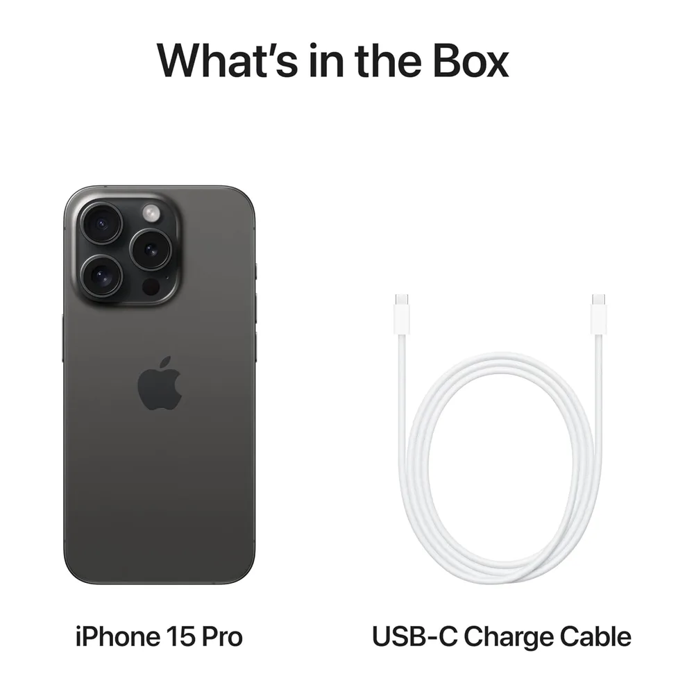Apple iPhone 15 Pro 256 GB - Titan Schwarz (Ricondizionato) — 6