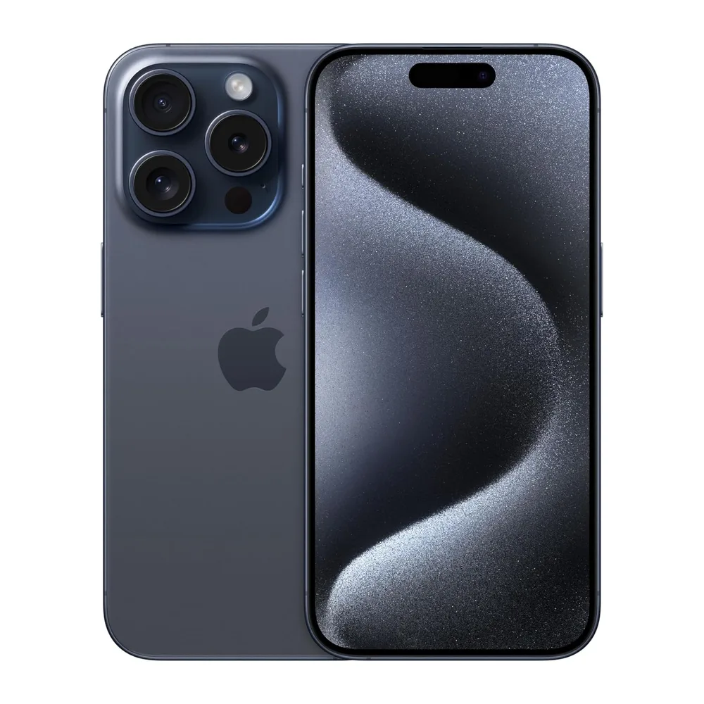 Apple iPhone 15 Pro 256 GB - Titanio blu (Ricondizionato)