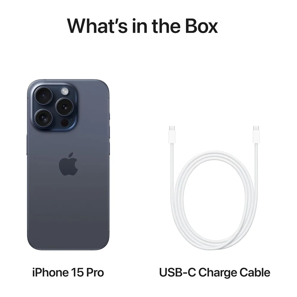Apple iPhone 15 Pro 256 GB - Titanio blu (Ricondizionato) — 6