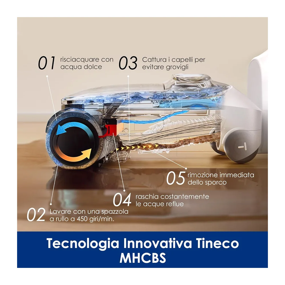 Tineco Floor ONE Stretch S6 AspirapolvereLavapavimenti — 4
