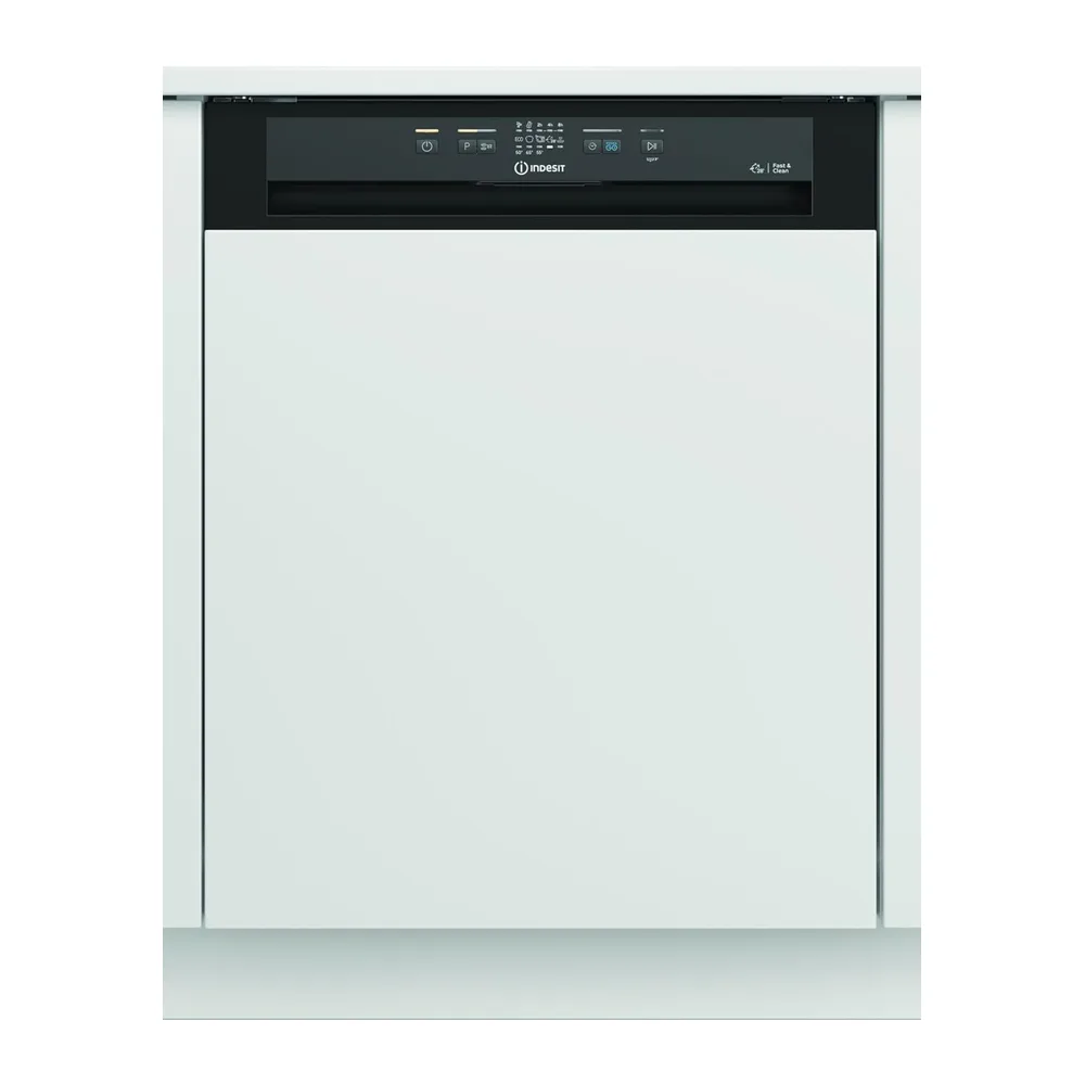 INDESIT I3B L634 B LAVASTOVIGLIE 2024 SEMI INCASSO NO PANNELLO SCOMPARSA PARZIALE 14 COPERTI CLASSE D NERO