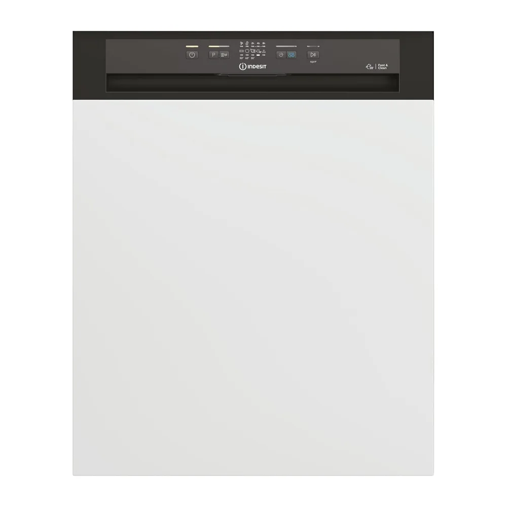 INDESIT I3B L634 B LAVASTOVIGLIE 2024 SEMI INCASSO NO PANNELLO SCOMPARSA PARZIALE 14 COPERTI CLASSE D NERO — 2