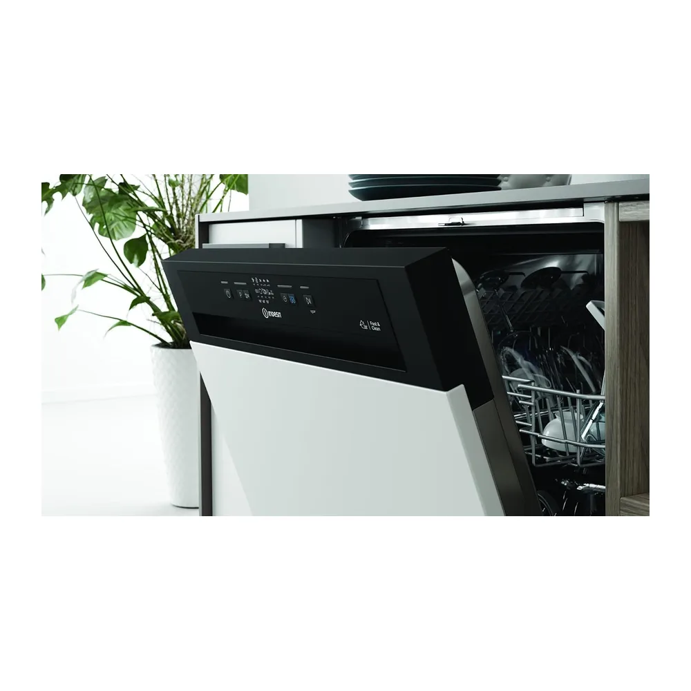 INDESIT I3B L634 B LAVASTOVIGLIE 2024 SEMI INCASSO NO PANNELLO SCOMPARSA PARZIALE 14 COPERTI CLASSE D NERO — 3