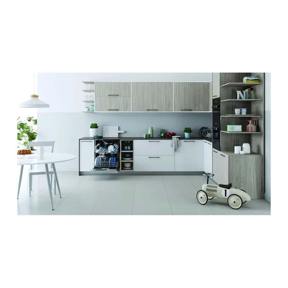 INDESIT I3B L634 X LAVASTOVIGLIE 2024 SEMI INCASSO NO PANNELLO SCOMPARSA PARZIALE 14 COPERTI CLASSE D INOX — 6