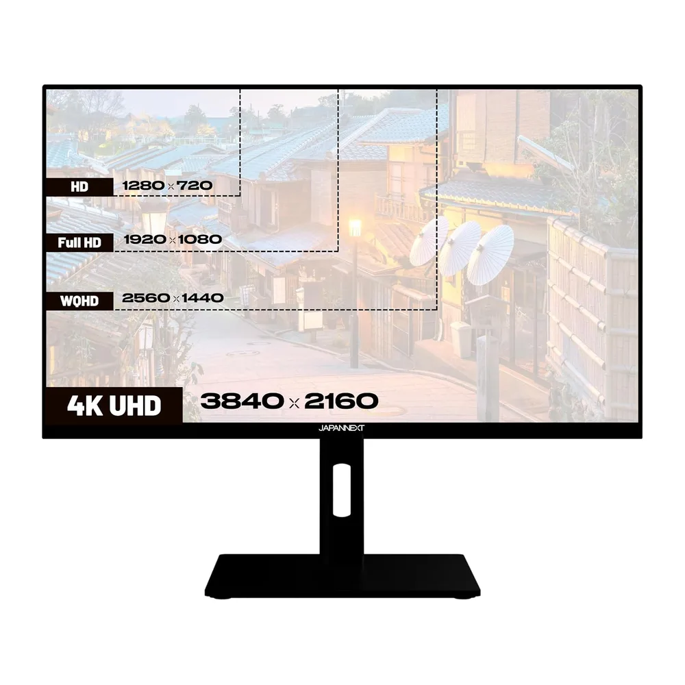 JapanNext Monitor 27" IPS 4K UHD (3840x2160) [Classe di efficienza energetica E] — 5