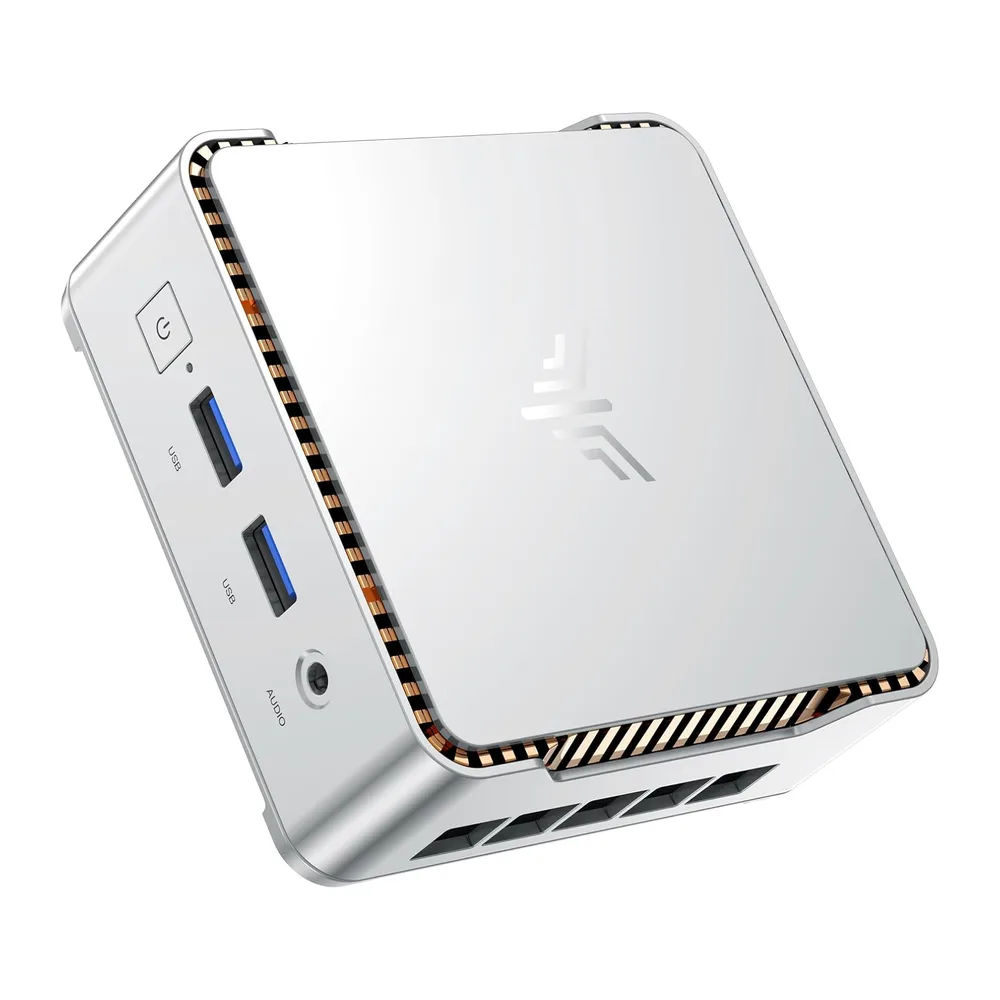 NiPoGi Pinova P2 Mini PC,АMD Ryzen 7330U,Win-11 Pro,(4C/8T,fino a 4,3GHz)