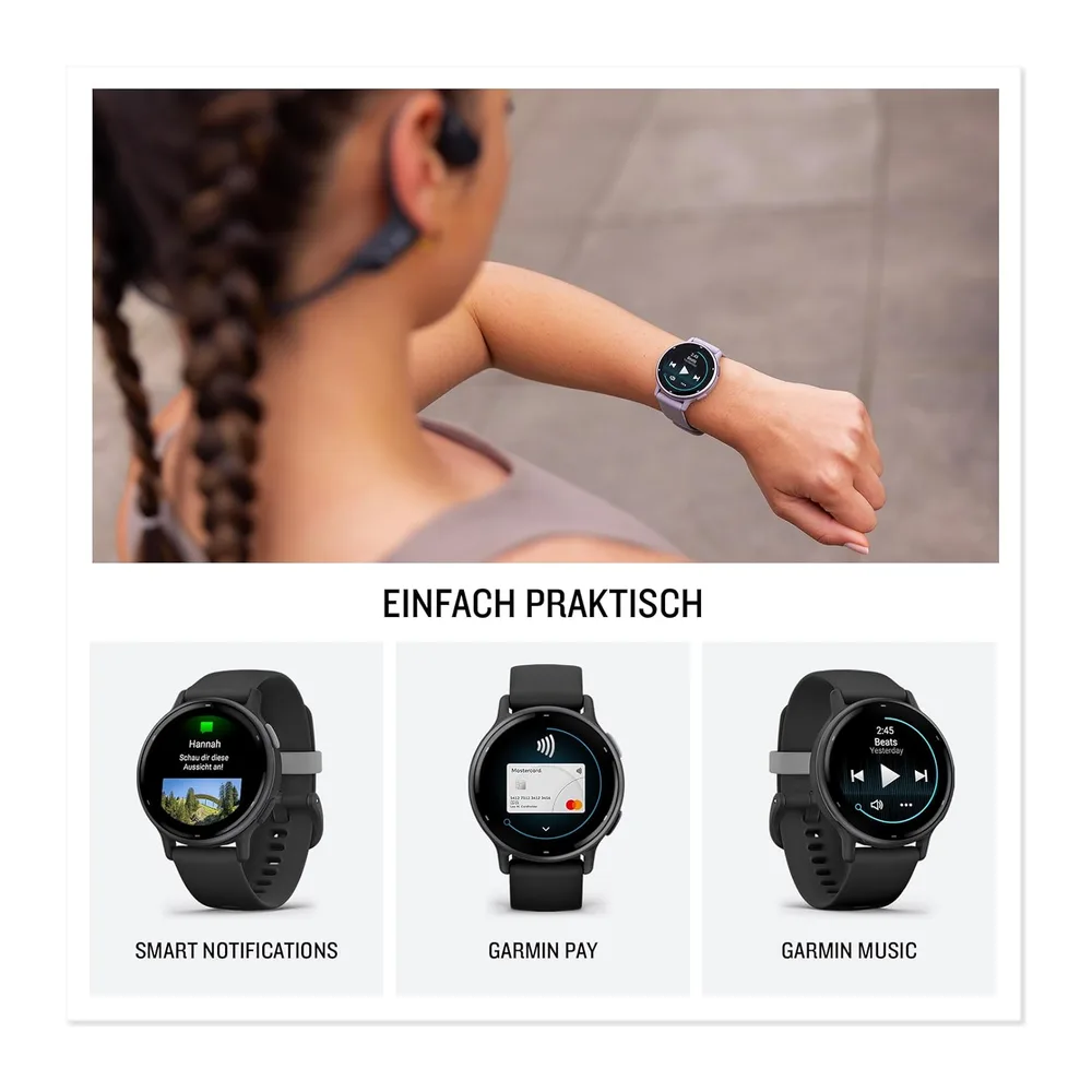 Garmin vívoactive 5, Smartwatch AMOLED 1,2", Cassa 42mm, Musica, Pay, +30 Sport, GPS, Cardio, Coach Sonno, — 4