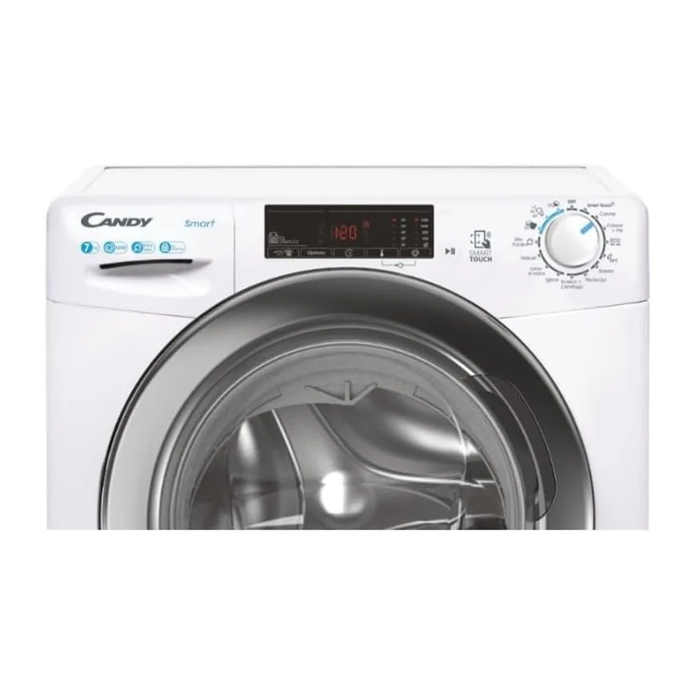 Candy Smart Lavatrice 7 Kg, 1200 Giri, Classe C, Bianco [Classe di efficienza energetica C] — 4