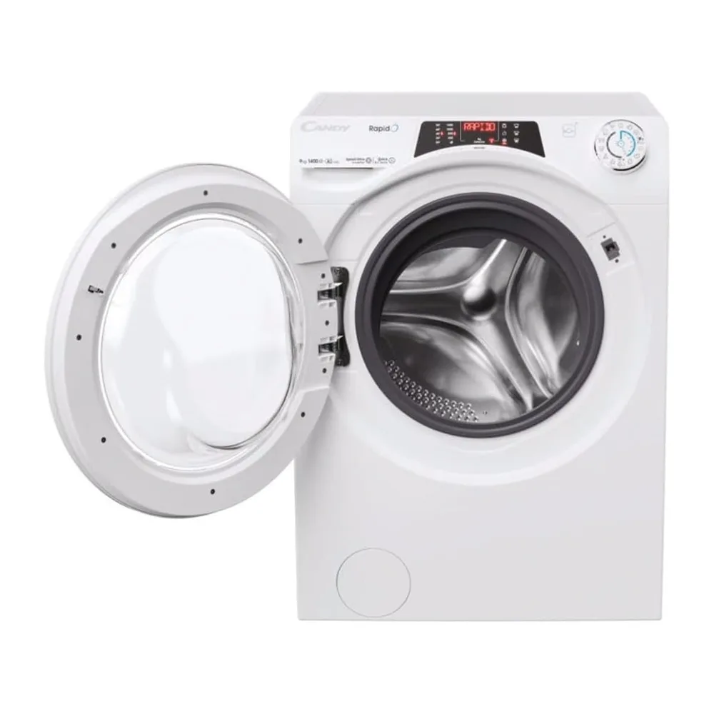 Candy RapidÓ Lavatrice 9 Kg 1400 RPM Classe A-15% WiFi App hOn Motore Inverter Speed Drive Vapore 9 Programmi — 2