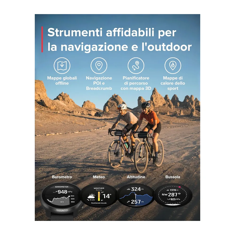 SUUNTO Race S Orologio sportivo GPS, display AMOLED 1.3” con 95+ modalità — 6