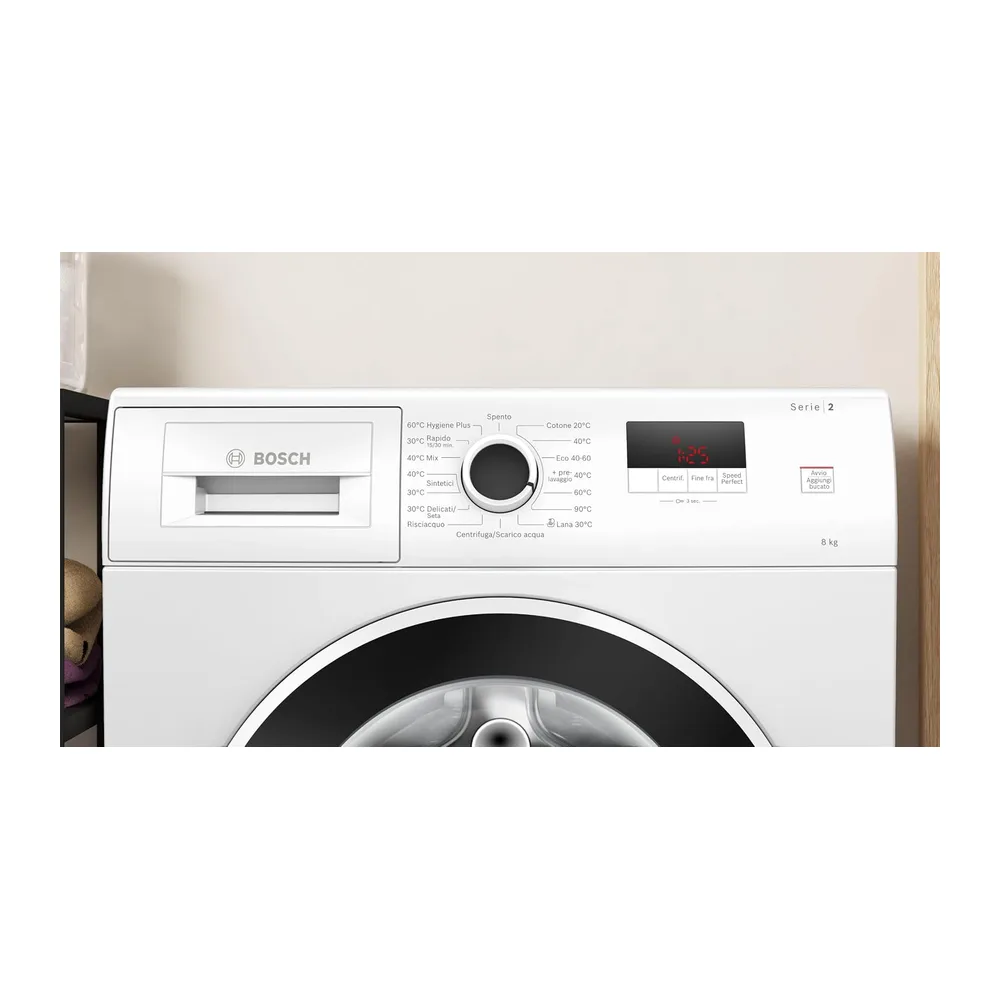 Bosch WGE03200IT Serie 2 Lavatrice 8kg 1200 giri/min Bianco [Classe di efficienza energetica A] — 3