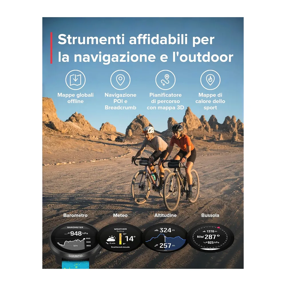 SUUNTO Race S Orologio sportivo GPS, display AMOLED 1.3” con 95+ modalità — 6