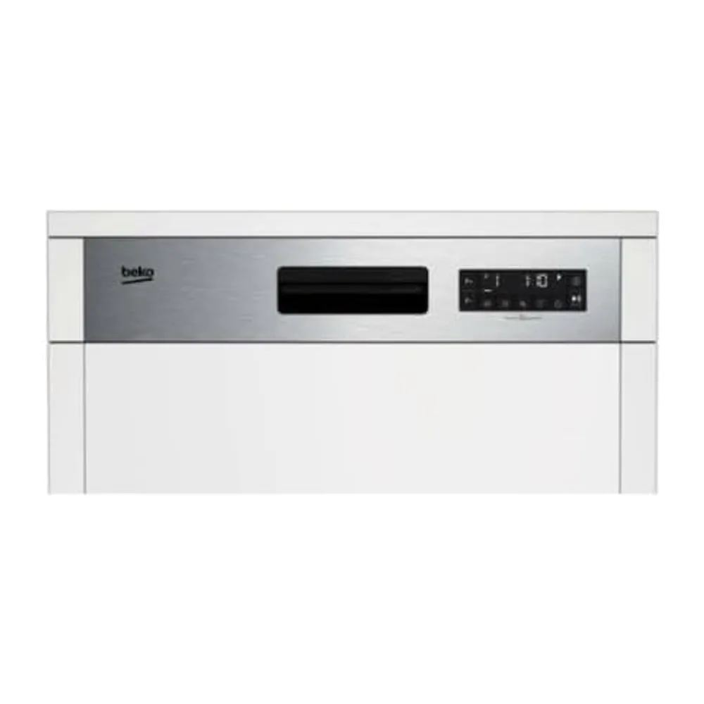 Beko BDSN26430X - Lavastoviglie 14 coperti, a scomparsa parziale, Classe Energetica D [Classe di efficienza — 3