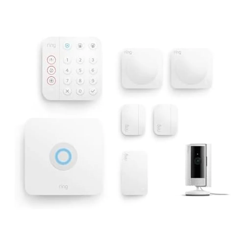Kit Ring Alarm M + videocamera interna (Indoor Camera 2ª gen.) — 2