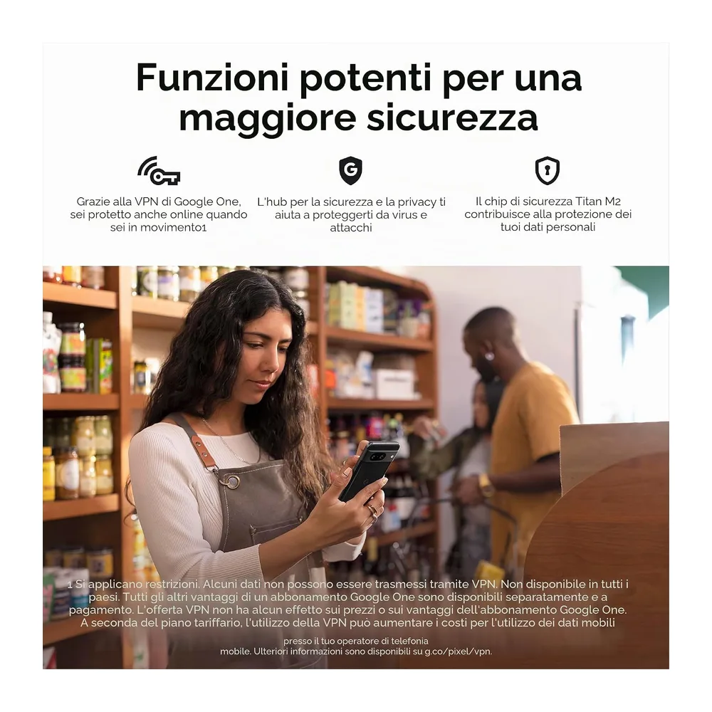 Google Pixel 8 - SIM-freies Android-Smartphone mit leistungsstarker Pixelkamera, 24 Stunden Akkulaufzeit und — 6