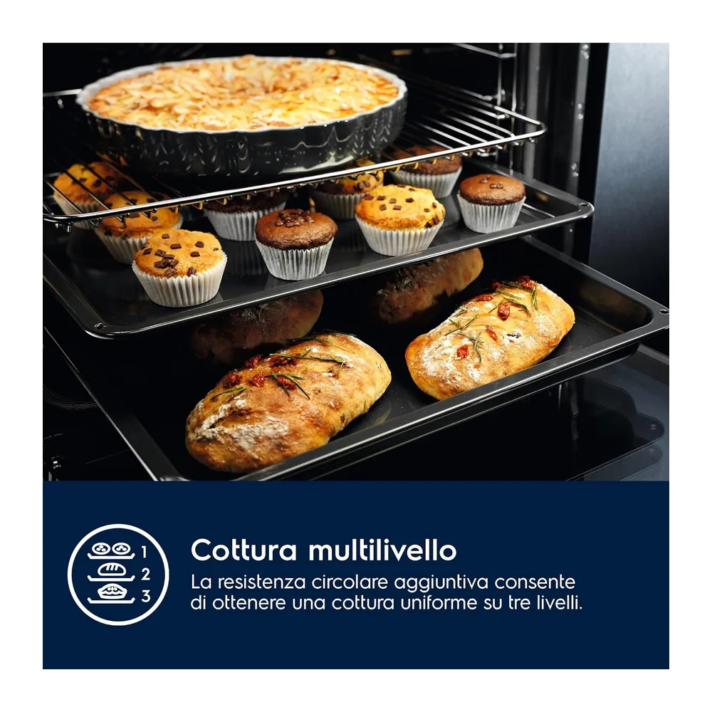 Electrolux Forno da Incasso 68 L Classe A+ EOH2H044K [Classe di efficienza energetica A+] — 4