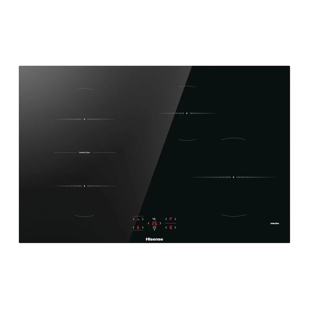 Hisense HI8421BSC Piano induzione, 4 zone, Comandi indipendenti, Connect Zone, Timer, Power Management