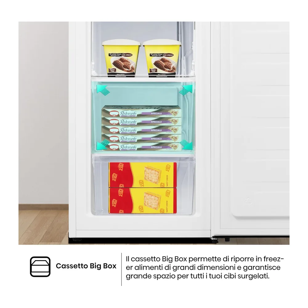 Hisense FV78D4AWE Congelatore Monoporta Verticale a libera installazione — 6