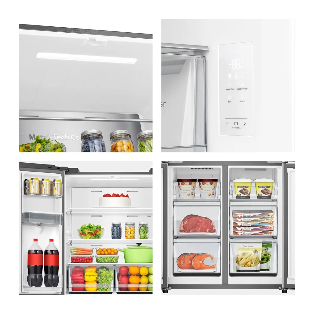 Hisense RQ5P470SMIE, Frigorifero Americano Quattro Porte, Total No Frost, WiFi, Metal Tech Cooling, Zona — 4