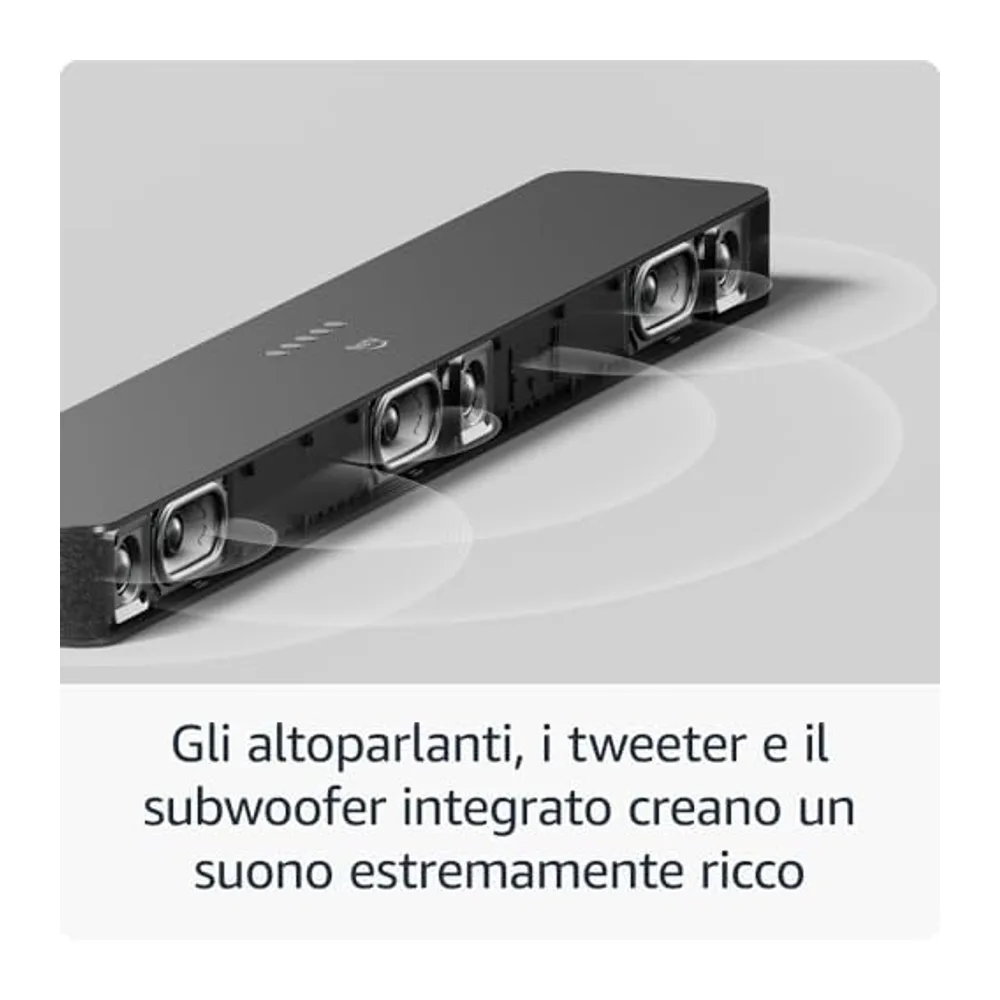 Ti presentiamo Fire TV Soundbar Plus di Amazon — 3
