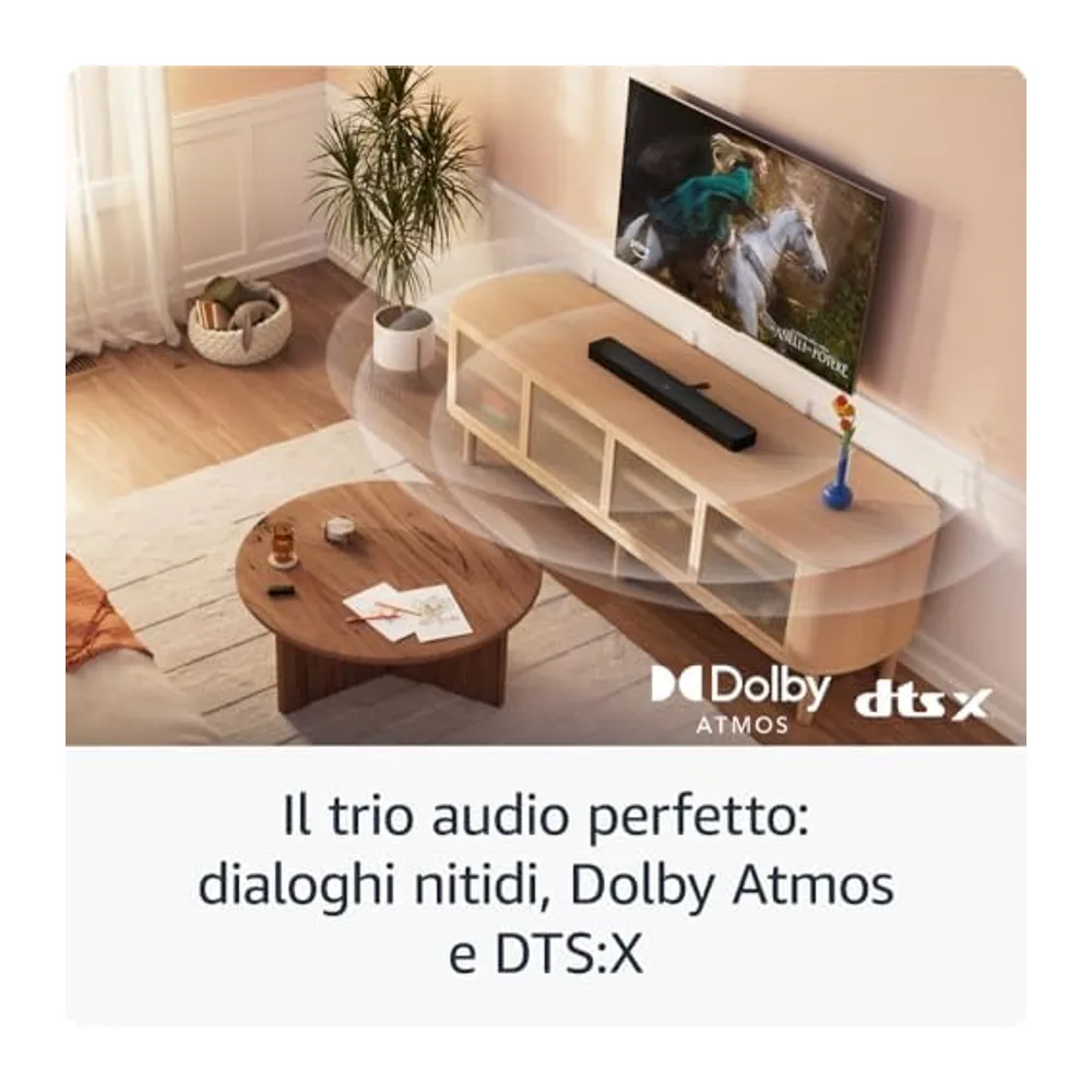 Ti presentiamo Fire TV Soundbar Plus di Amazon — 4