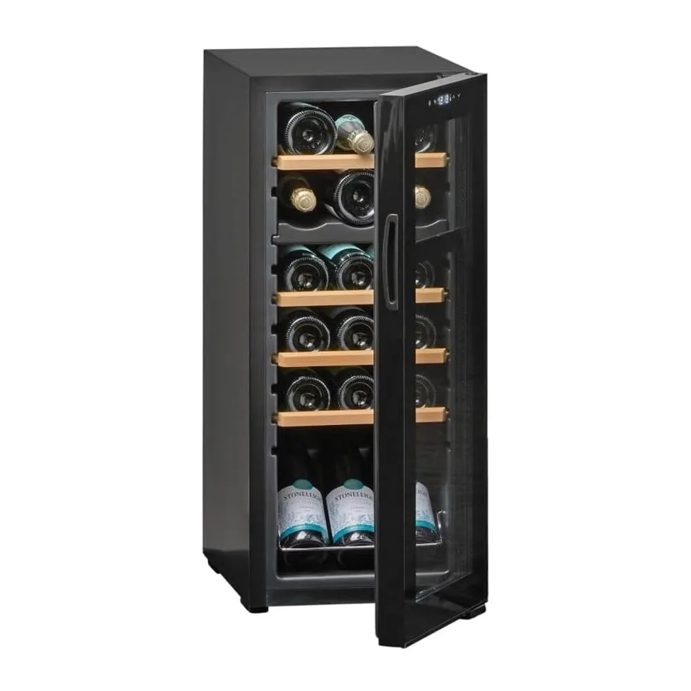 Cavin Cantinetta a libera installazione, Northern Collection 18 Black, cantinetta vino nera, 18 bottiglie, — 2