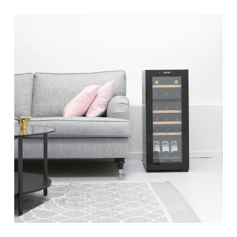 Cavin Cantinetta a libera installazione, Northern Collection 18 Black, cantinetta vino nera, 18 bottiglie, — 3