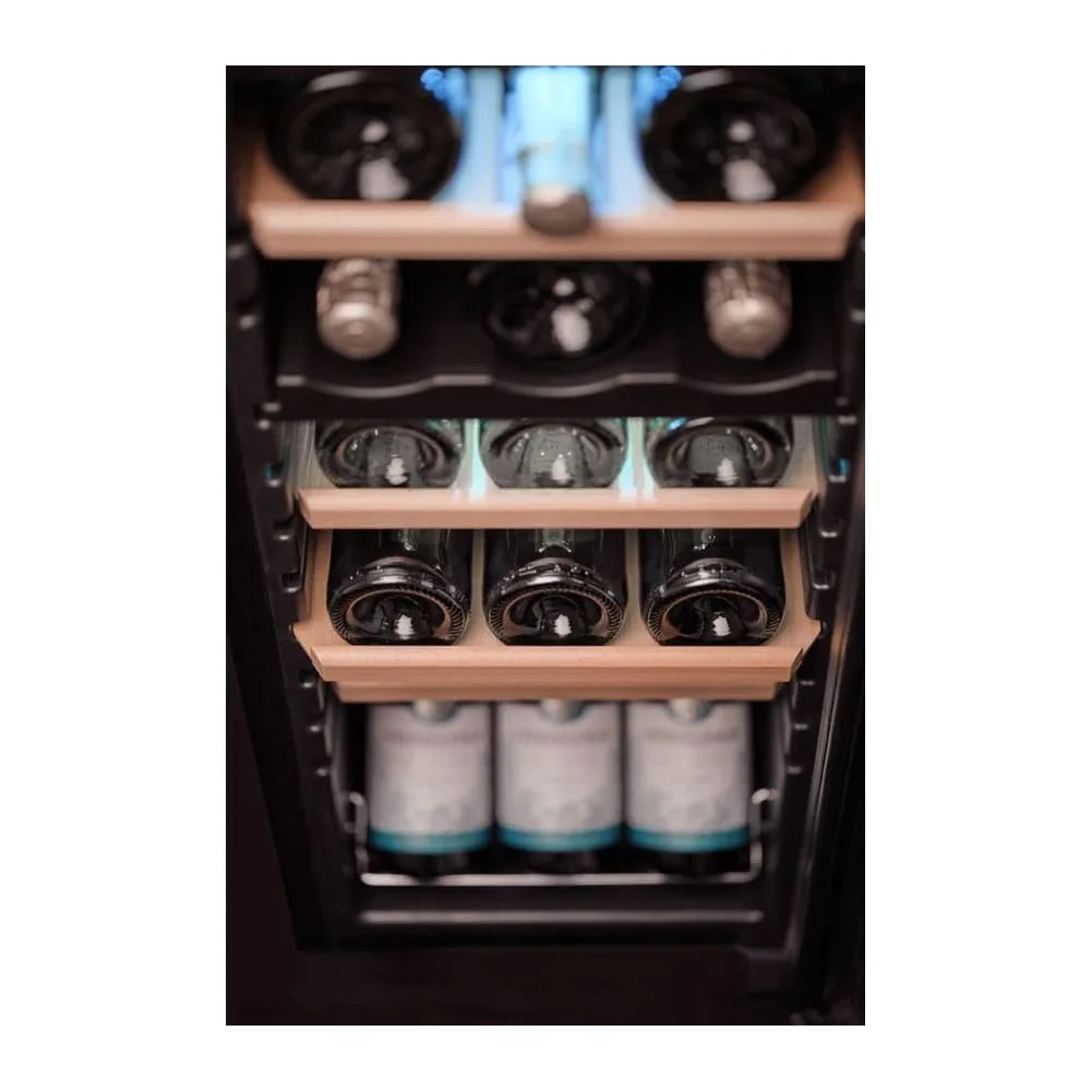 Cavin Cantinetta a libera installazione, Northern Collection 18 Black, cantinetta vino nera, 18 bottiglie, — 5