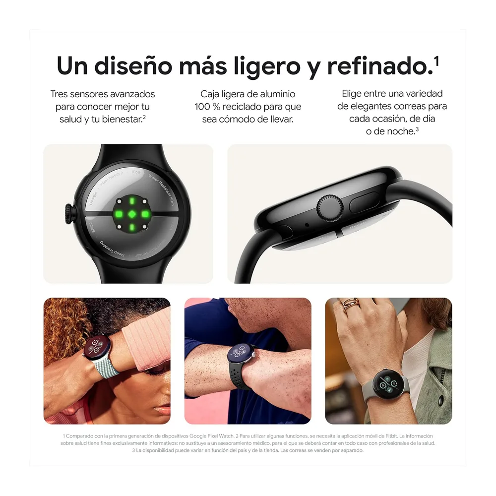 Google Pixel Watch 2 con cardiofrequenzimetro Fitbit — 4