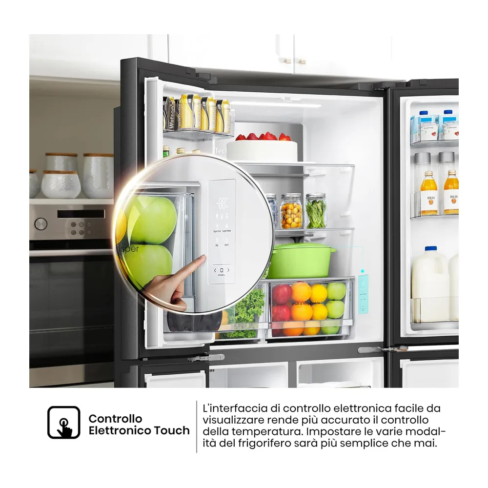 Hisense RQ5P470SAFE Frigorifero Americano Quattro Porte — 6